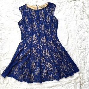 Blue Lace Dress
